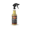Spray bottle with a black and yellow label on a white background