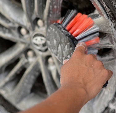 Mixed Bristle Wheel Brush