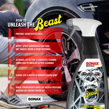 SONAX The Beast Wheel Cleaner 1L